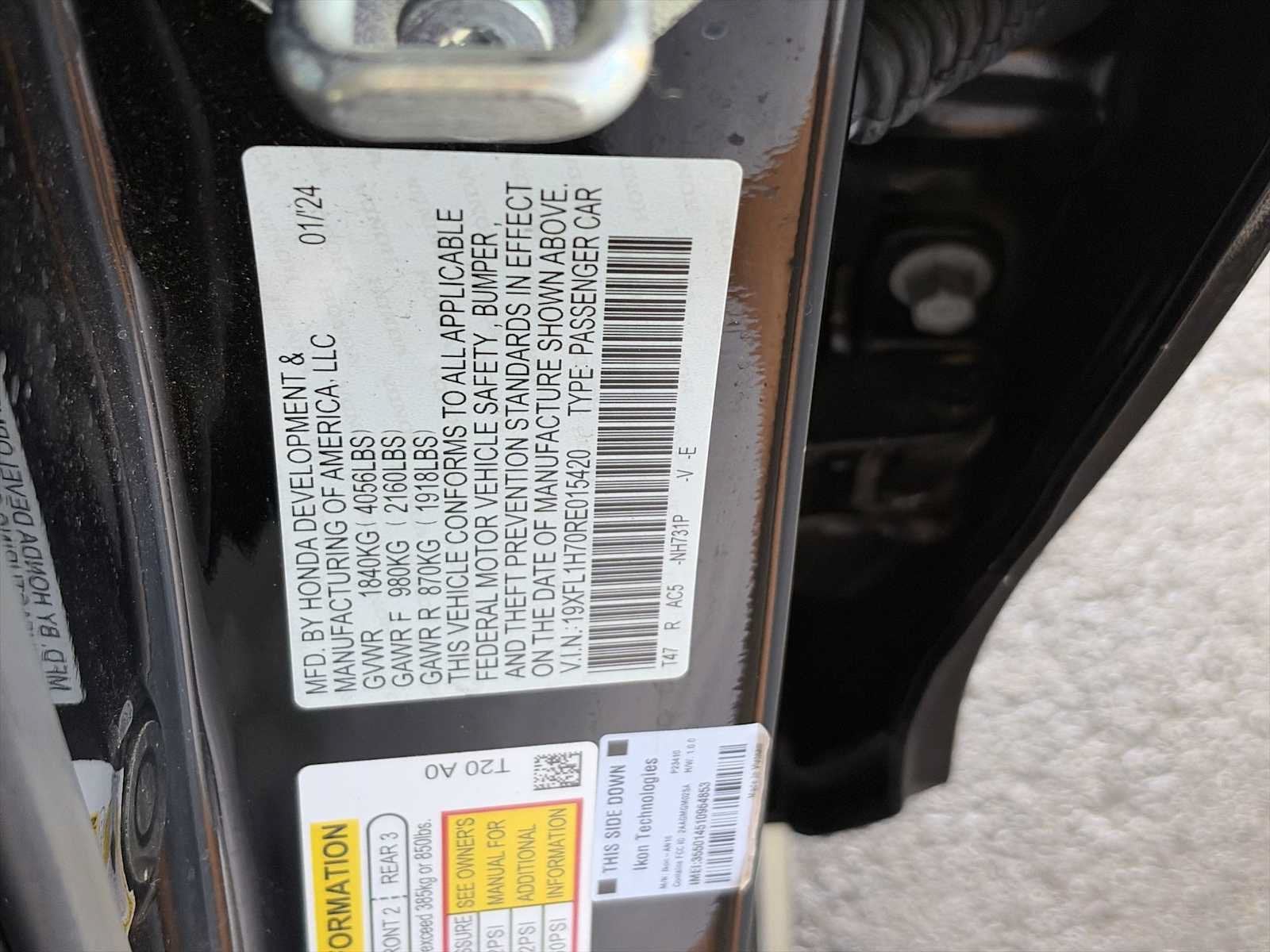 2024 Honda Civic Hatchback EX-L