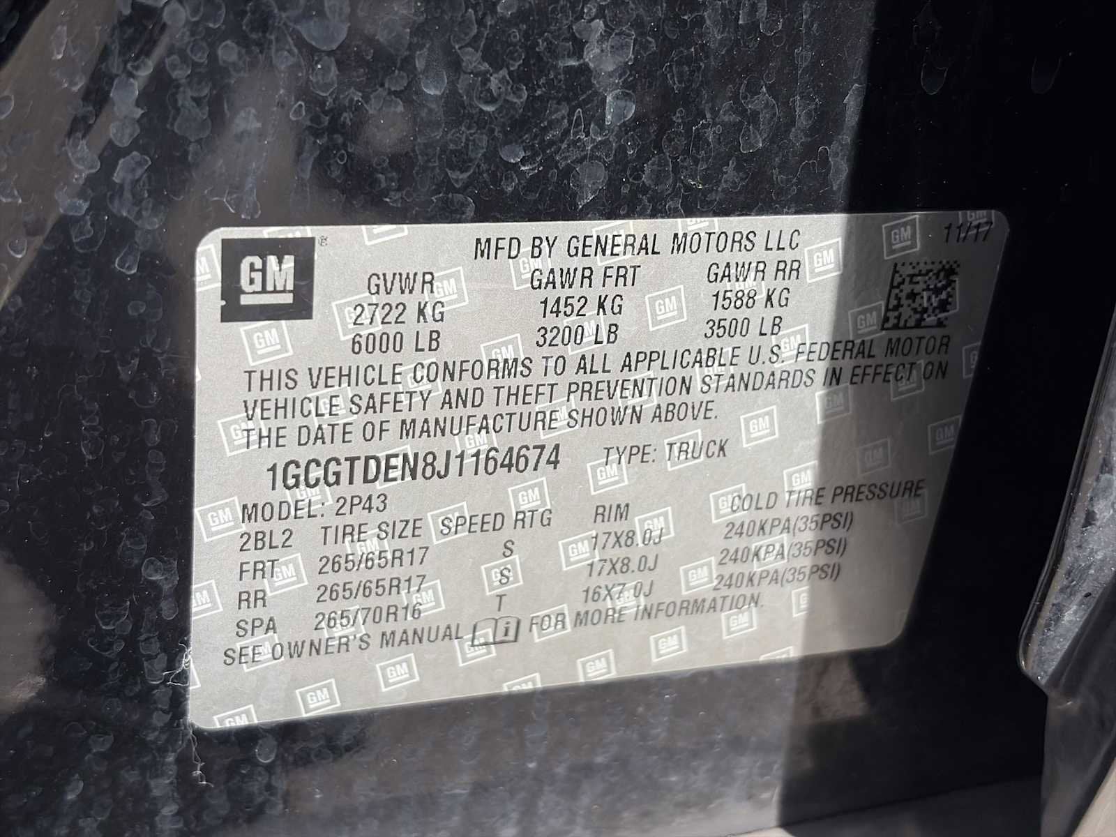 2018 Chevrolet Colorado 4WD Z71