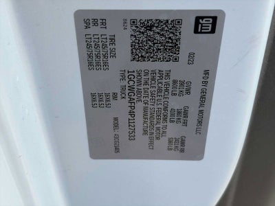 2023 Chevrolet Express Cargo 2500 1WT