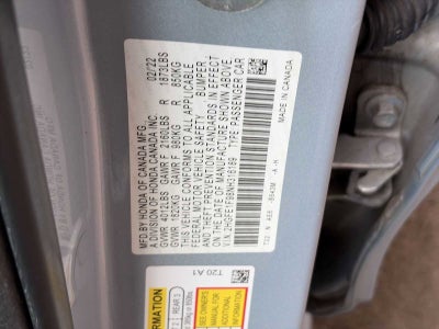 2022 Honda Civic Sedan Touring