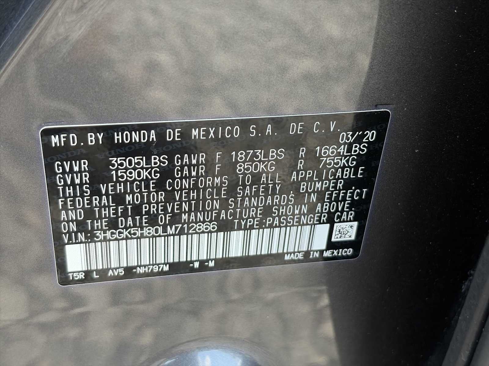 2020 Honda Fit EX
