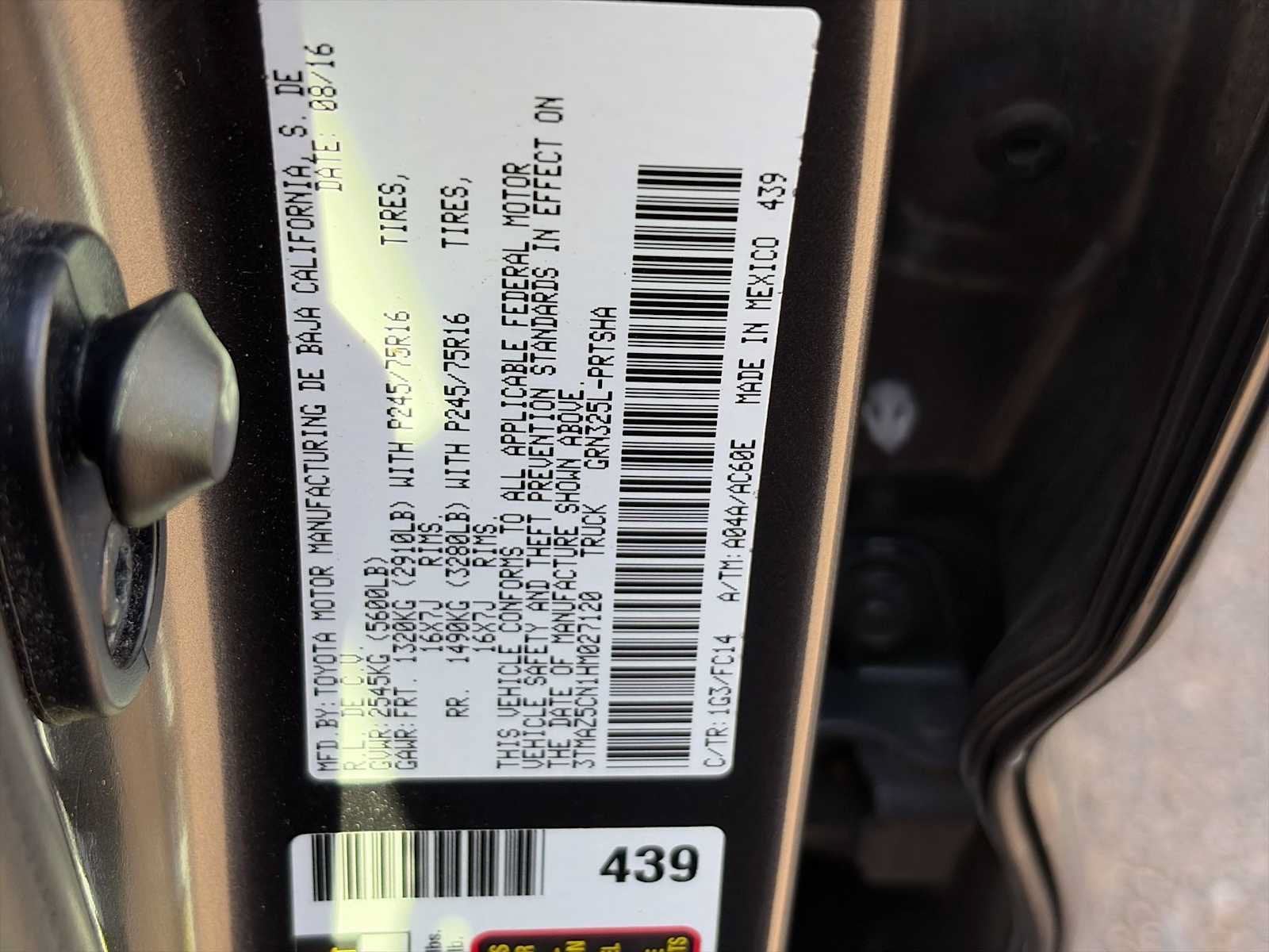 2017 Toyota Tacoma SR5