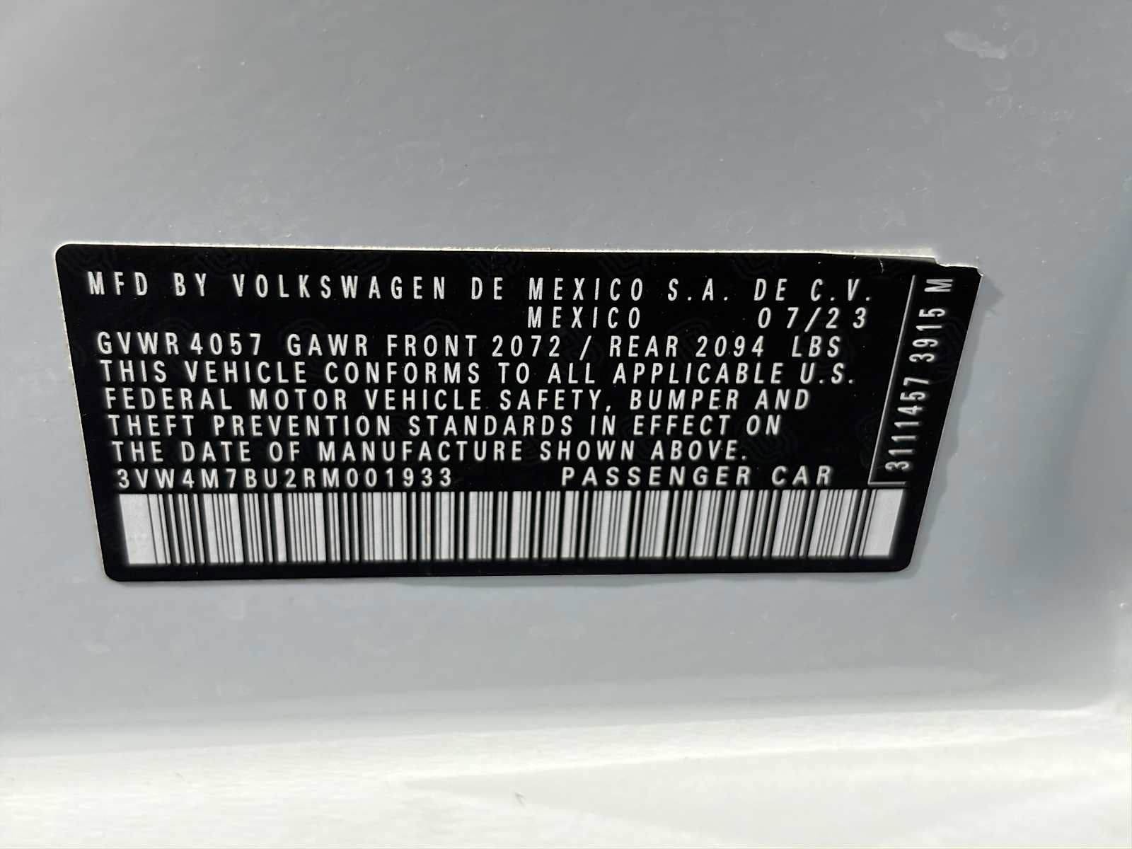 2024 Volkswagen Jetta S