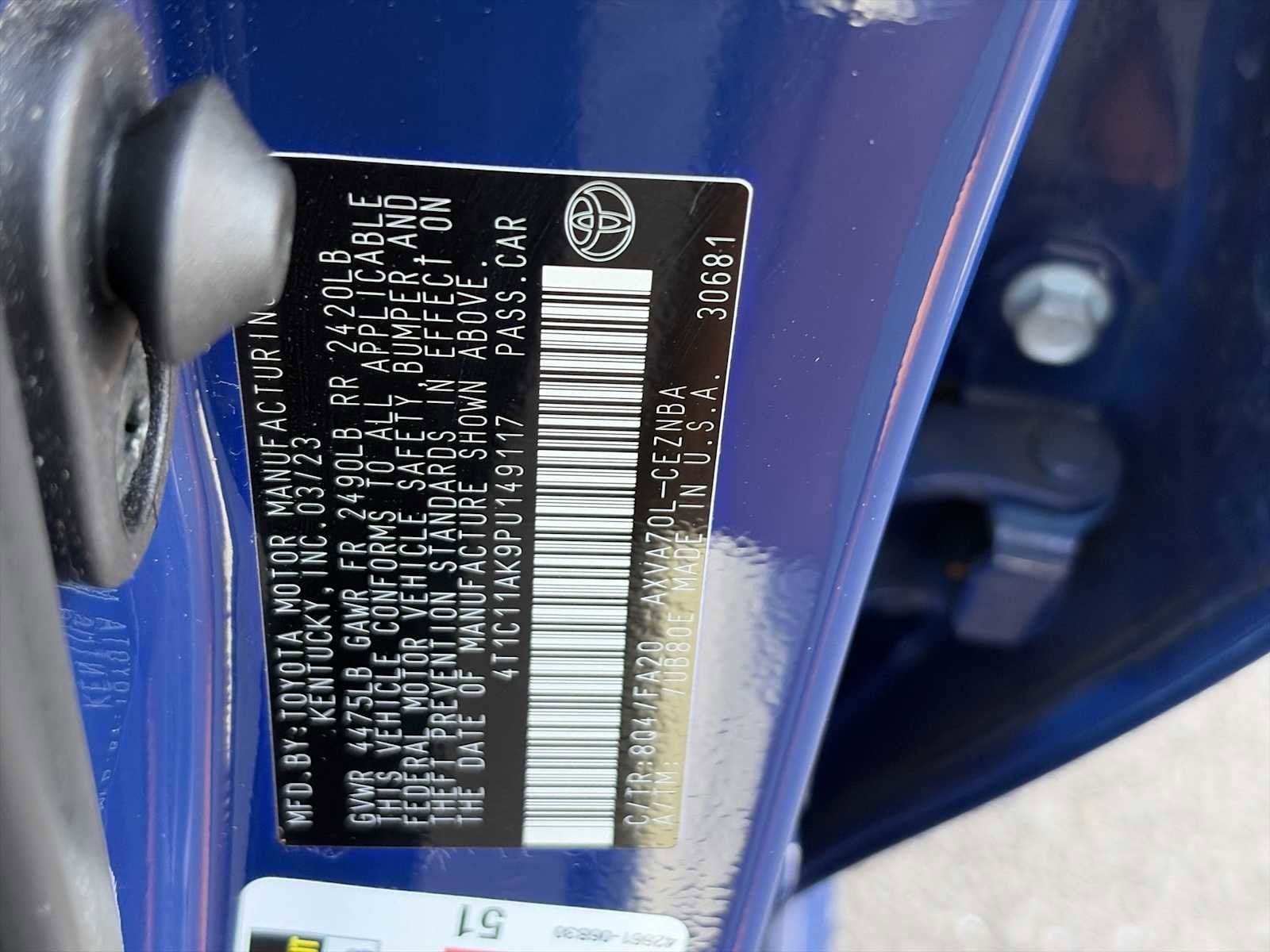 2023 Toyota Camry LE