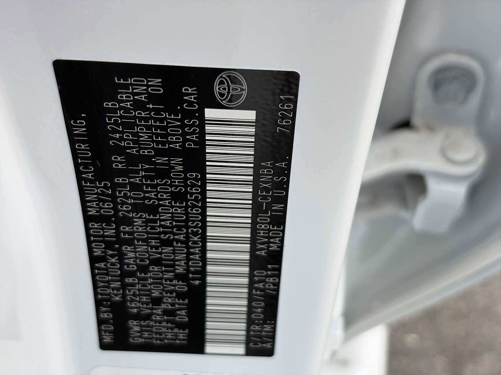 2025 Toyota Camry LE