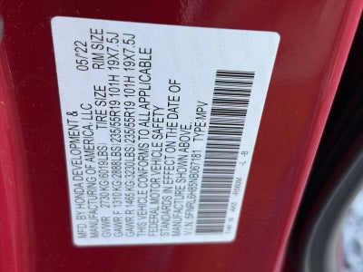 2022 Honda Odyssey Touring