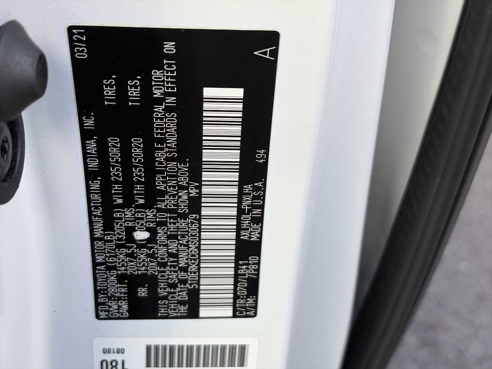 2021 Toyota Sienna Limited