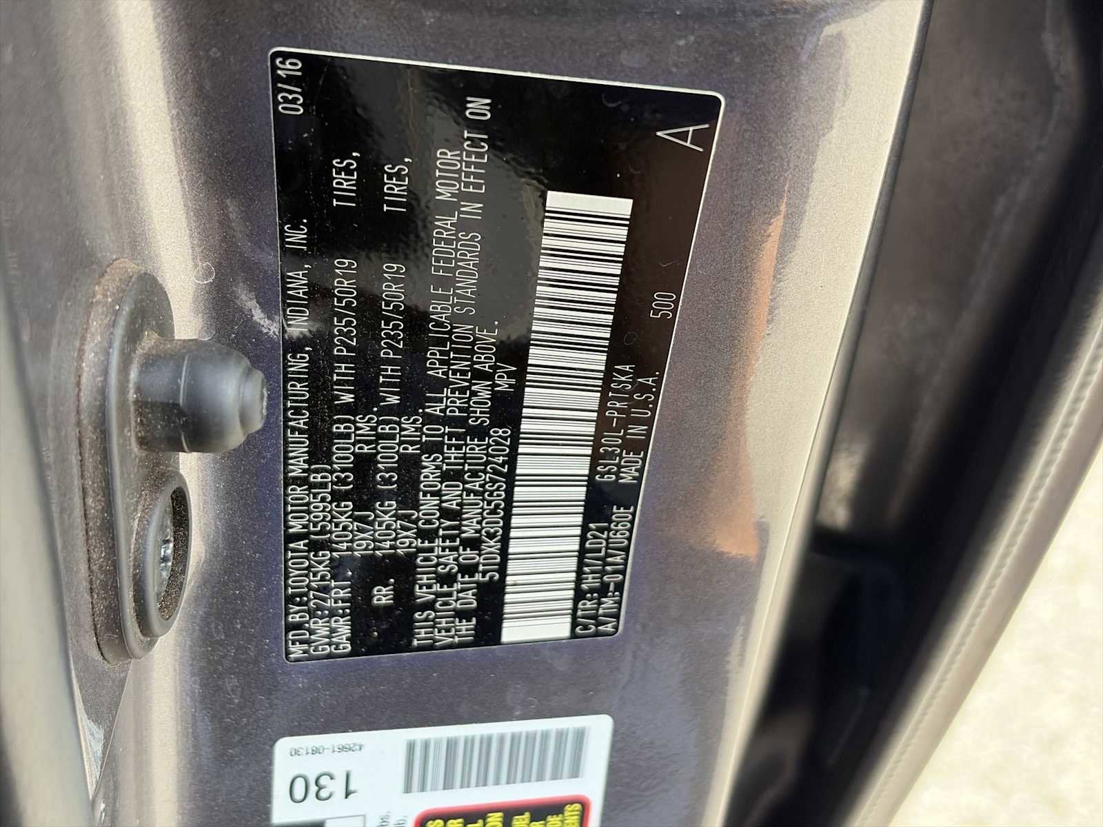 2016 Toyota Sienna SE