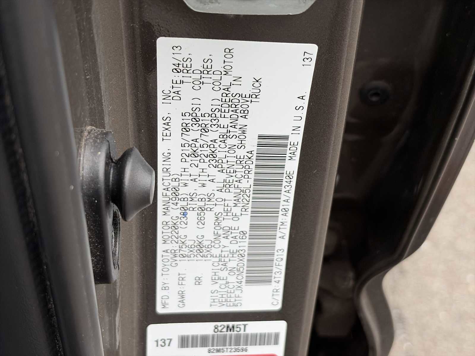 2013 Toyota Tacoma Base