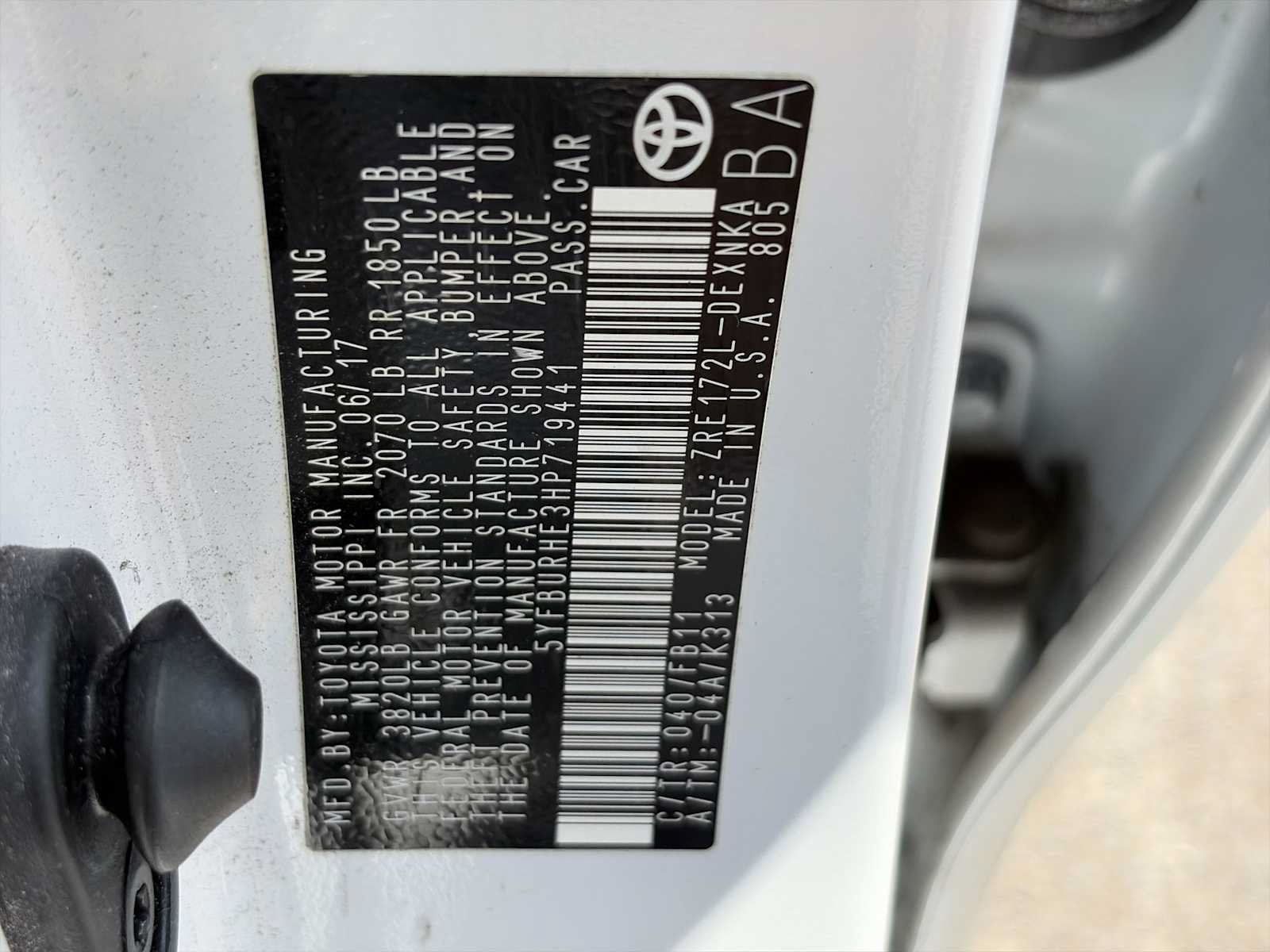 2017 Toyota Corolla L