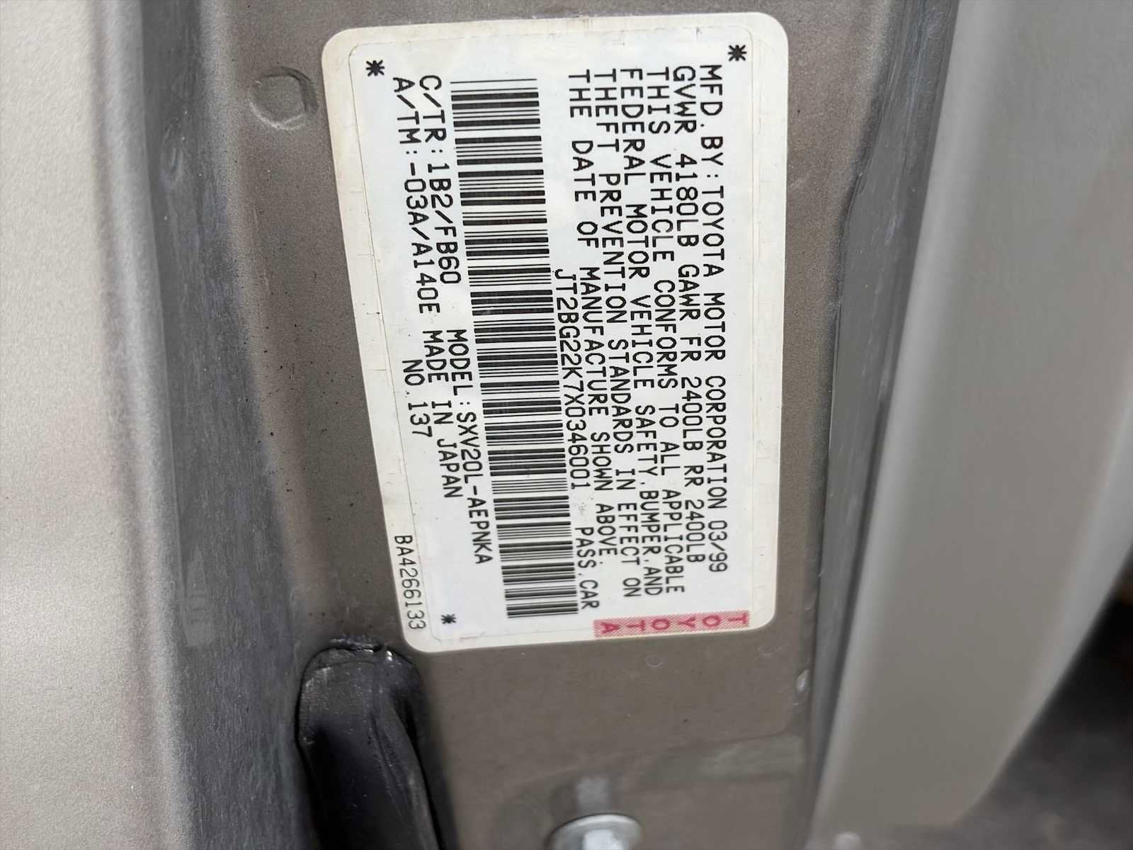 1999 Toyota Camry LE