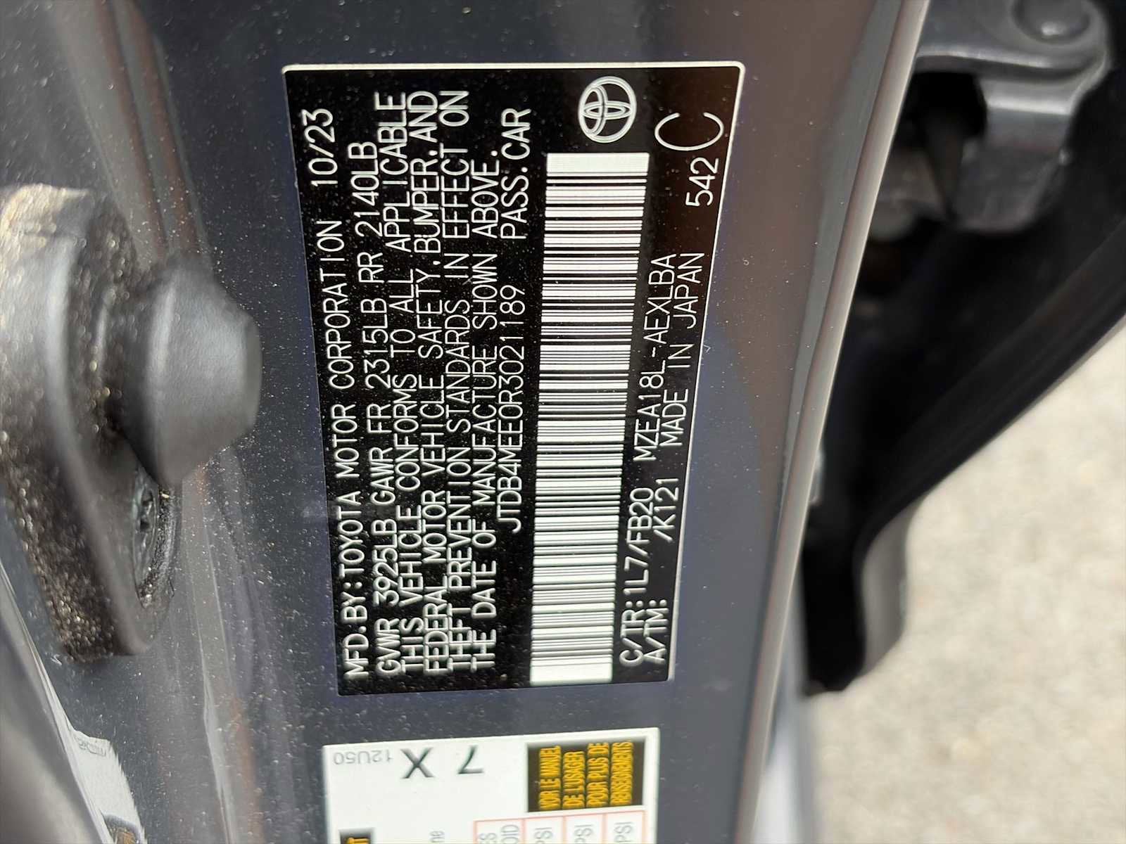 2024 Toyota Corolla LE