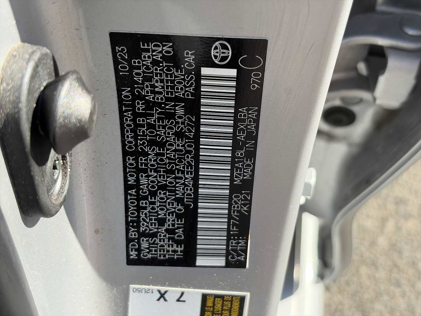 2024 Toyota Corolla LE