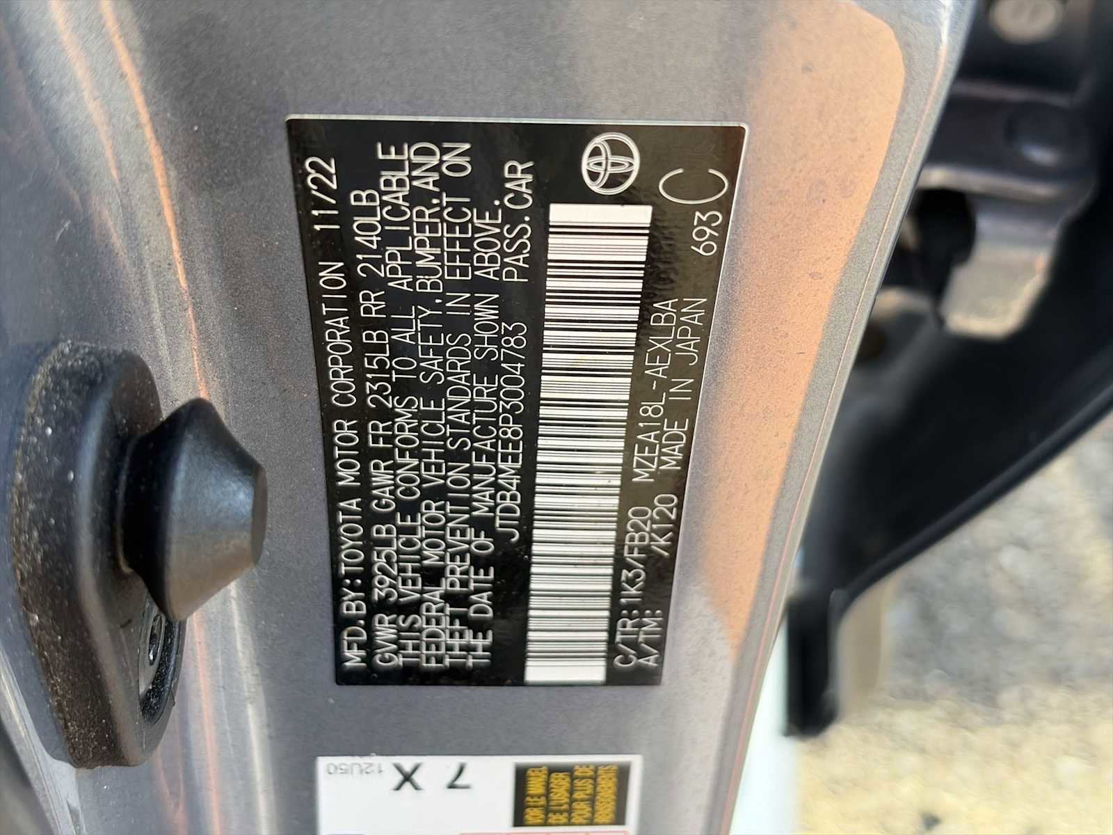 2023 Toyota Corolla LE