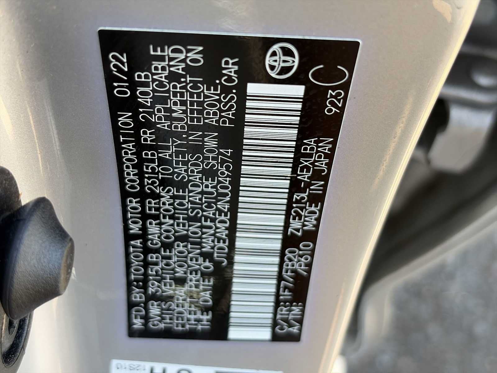 2022 Toyota Corolla Hybrid LE