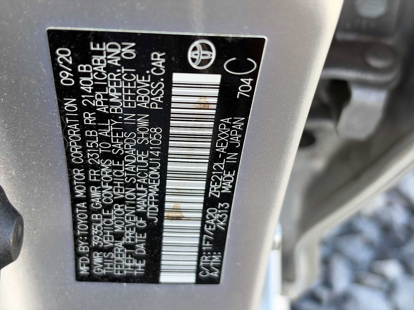 2021 Toyota Corolla XLE