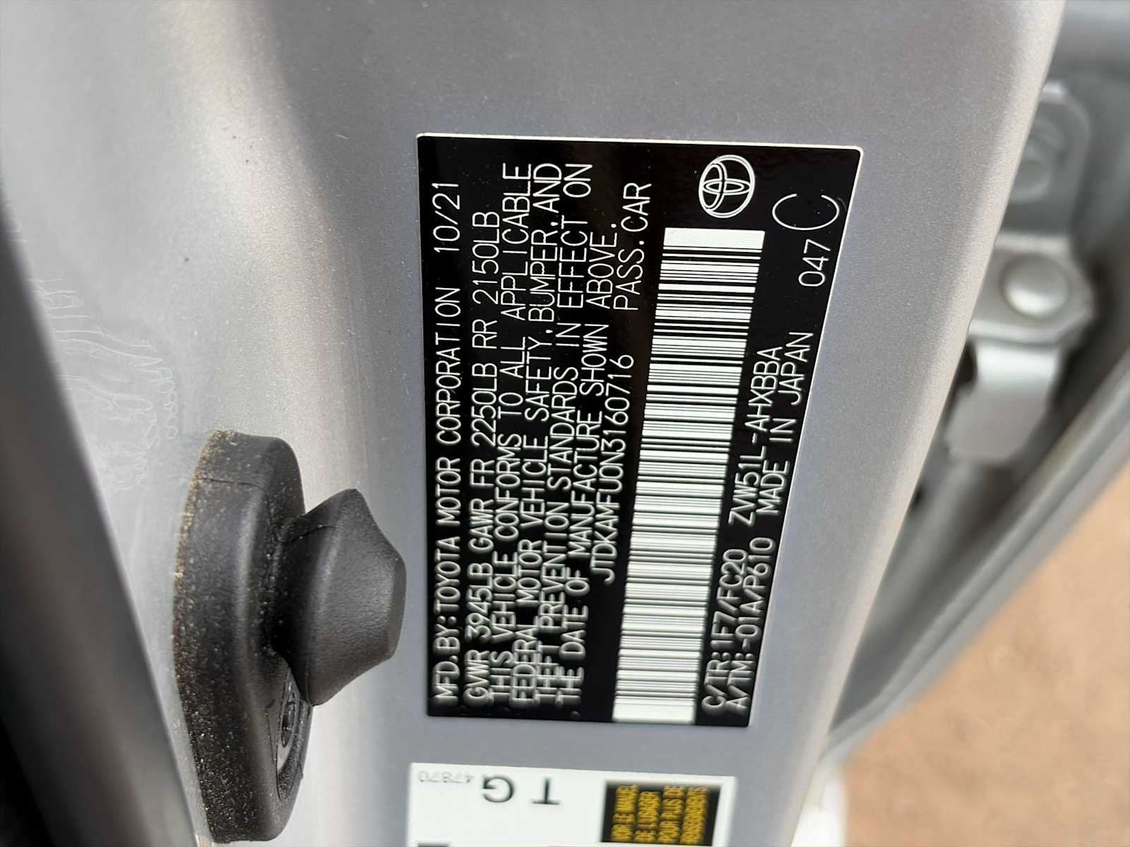 2022 Toyota Prius L Eco