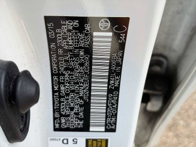 2015 Toyota Prius v Two