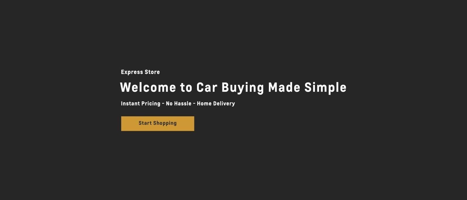 Express store banner