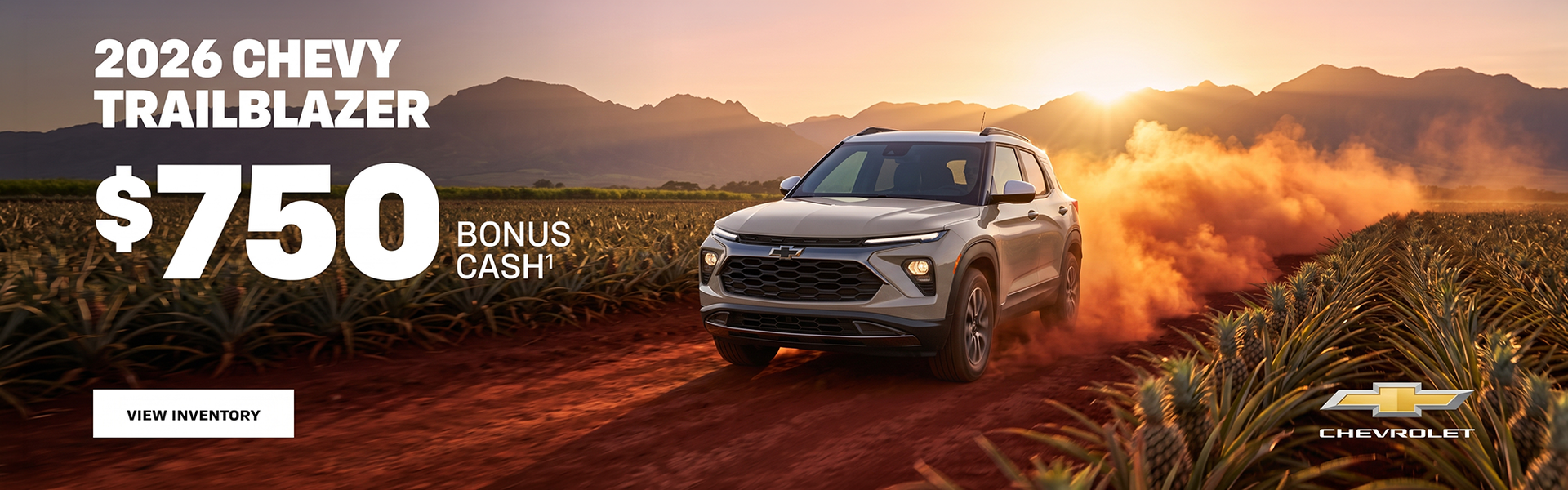 2026 Chevy Trailblazer.$750 Bonus Cash.