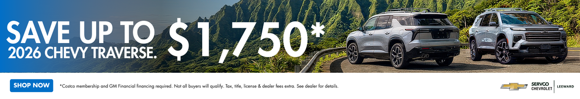 2026 CHEVY TRAVERSE.